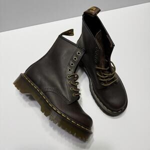 Doc Martens Leather Boots 27894 Brown Size Women 6